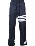 Thom Browne Seamed 4-bar Stripe Ripstop Pants - Blue