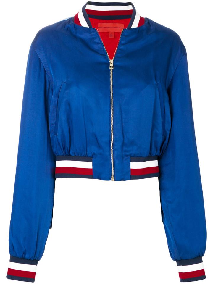 Hilfiger Collection Utility Souvenir Bomber Jacket - Blue