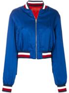 Hilfiger Collection Utility Souvenir Bomber Jacket - Blue