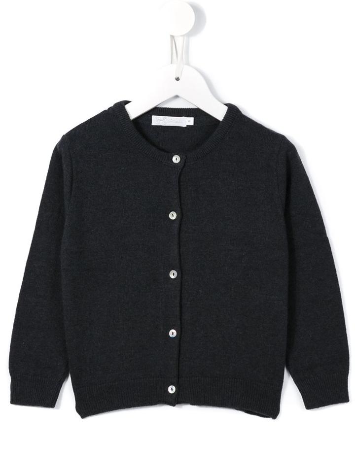 Amaia Crew Neck Cardigan, Girl's, Size: 10 Yrs, Grey
