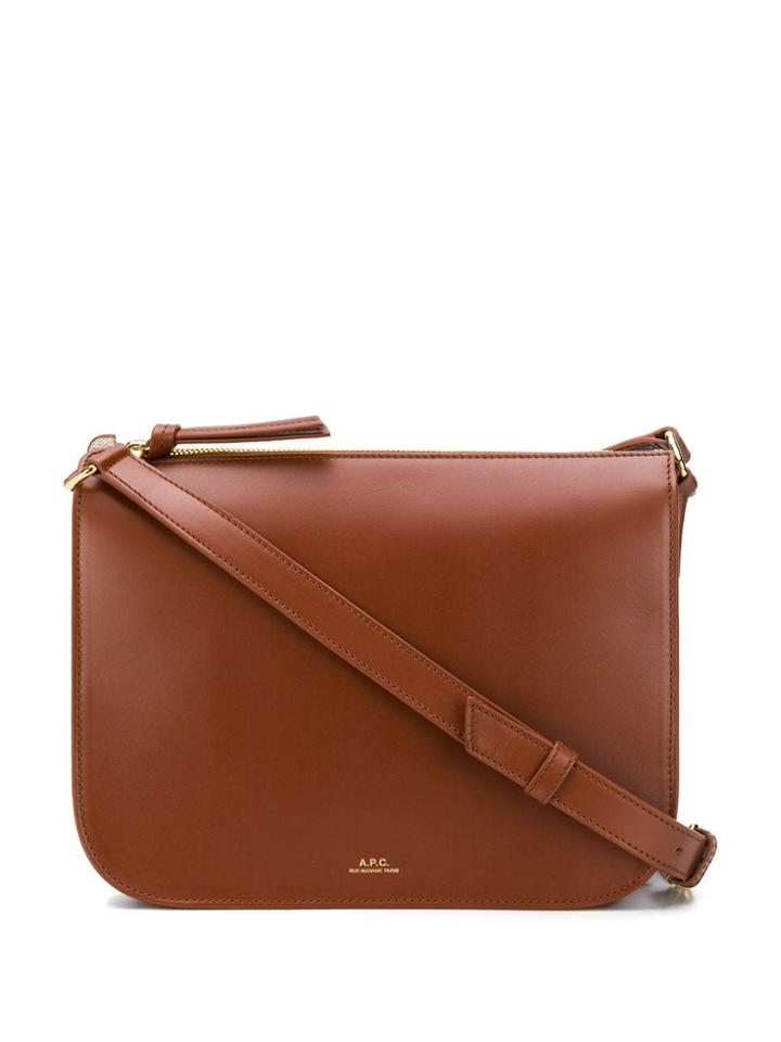 A.p.c. Stephanie Crossbody Bag - Brown
