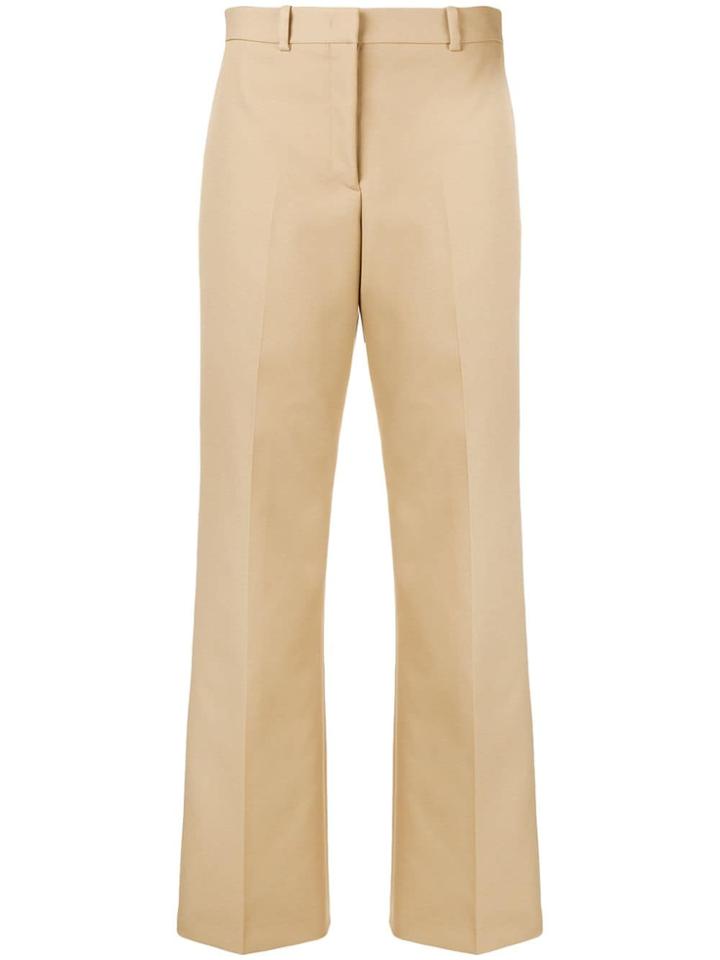 Jil Sander Classic Flared Trousers - Brown