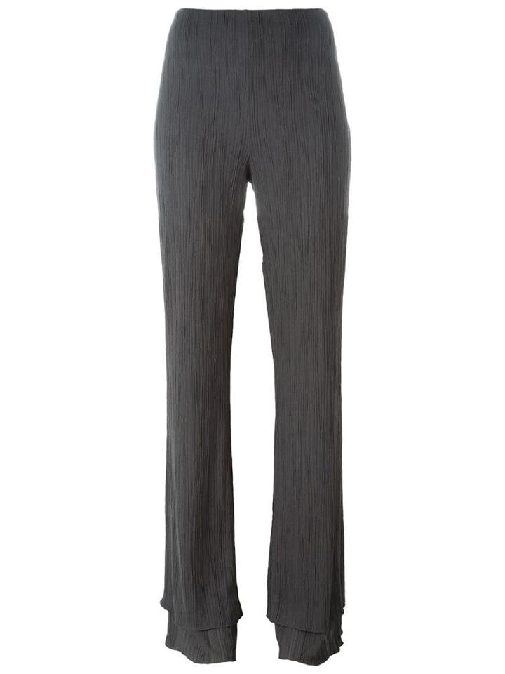 Romeo Gigli Pre-owned Micro Pleat Trousers - Grey