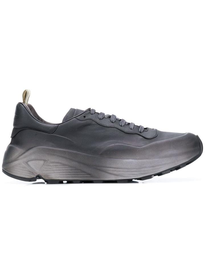 Officine Creative Gradient Dyed Sneakers - Black