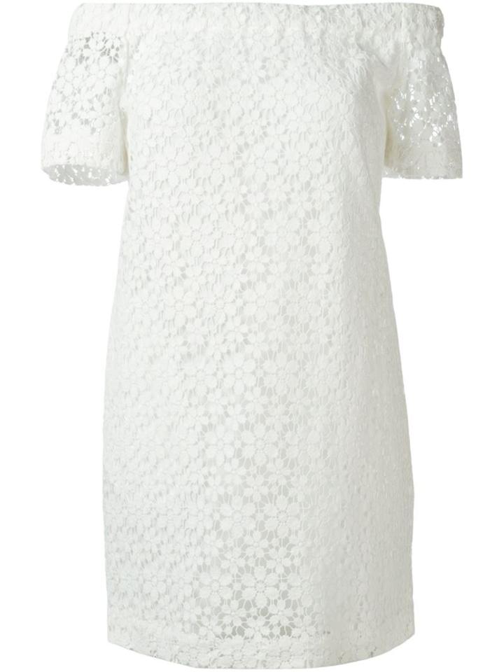 A.l.c. Embroidered Off-shoulder Dress