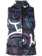 Emilio Pucci Printed Vest, Women's, Size: 46, Polyester/polyamide/feather Down