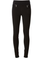 Givenchy Zipped Pocket Leggings, Women's, Size: 38, Black, Viscose/polyamide/spandex/elastane/silk
