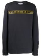 Versace Collection Logo Sweatshirt - Blue