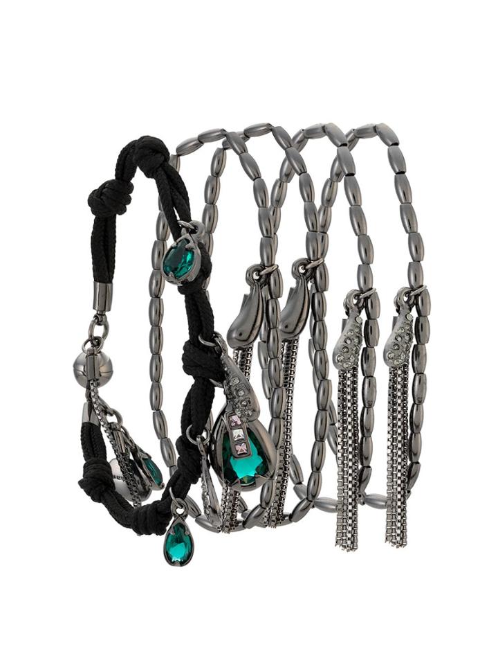 Camila Klein 5 Bracelets Set - Black