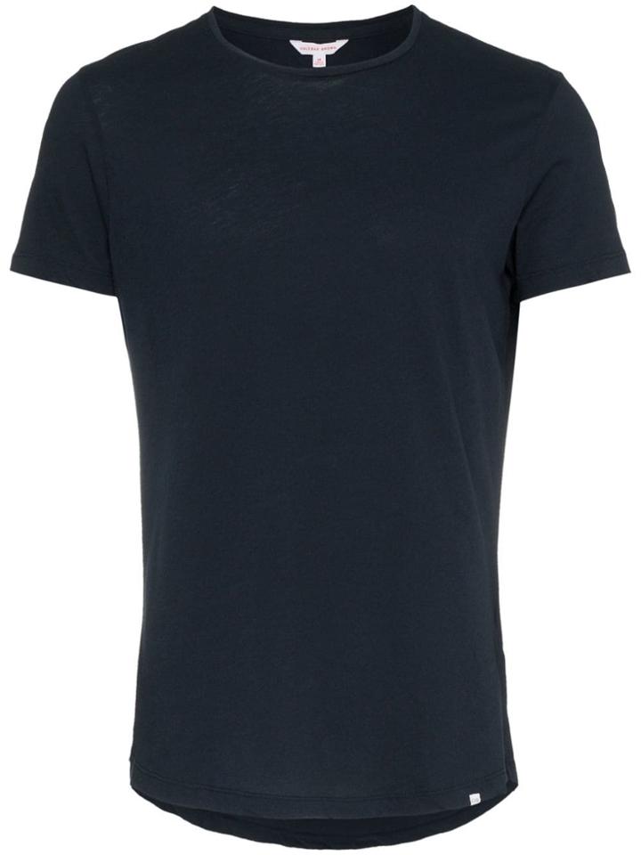Orlebar Brown Tailored Crew Neck Cotton T-shirt - Blue