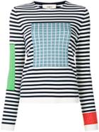 Ports 1961 Striped Sweater - Blue