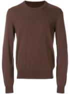 Maison Margiela Crew Neck Jumper - Brown