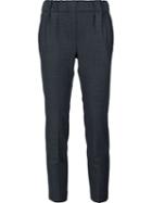 Brunello Cucinelli Straight Cropped Trousers