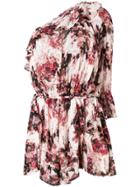 Iro Energy One Shoulder Playsuit - White