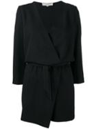 Vanessa Bruno Athé V-neck Wrap Dress, Women's, Size: 36, Black, Polyester
