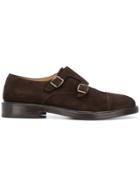 Cenere Gb Buckled Monk Shoes - Brown