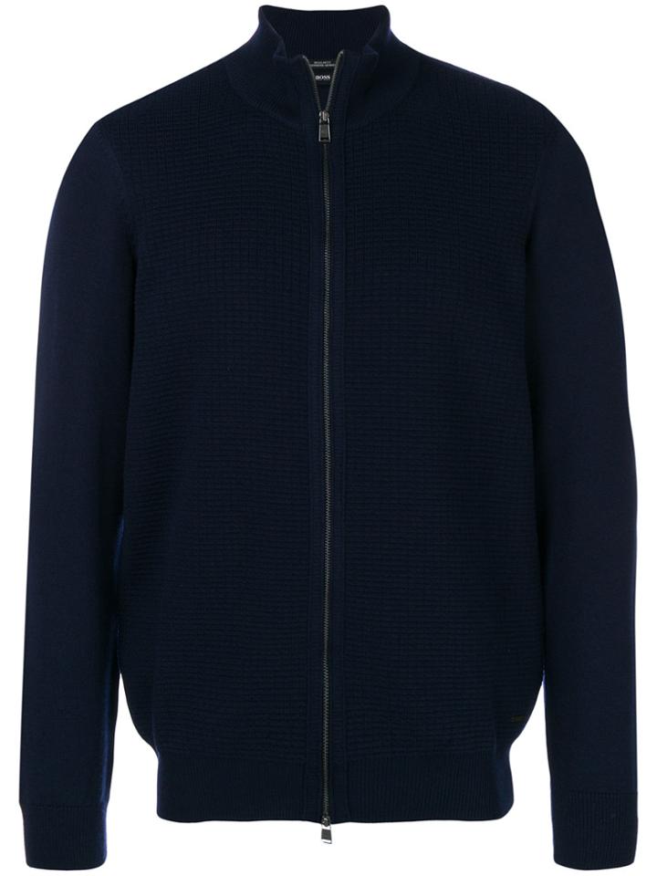 Boss Hugo Boss Zipped Jumper - Blue
