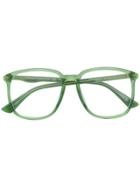 Gucci Eyewear Oversized Glasses - Green