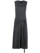 Joseph - Midi Wrap Dress - Women - Cotton/spandex/elastane - Xs, Grey, Cotton/spandex/elastane