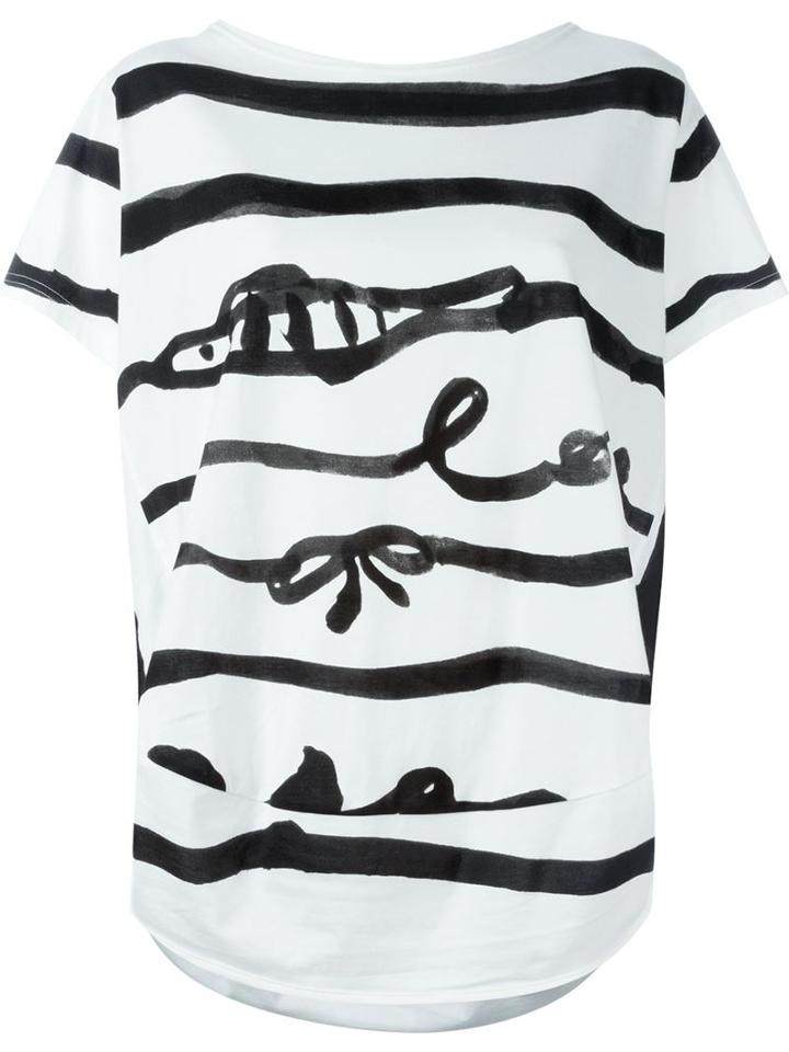 Tsumori Chisato Brush Stroke Print Blouse