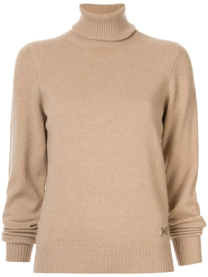 Barrie Turtle Neck Jumper - Brown