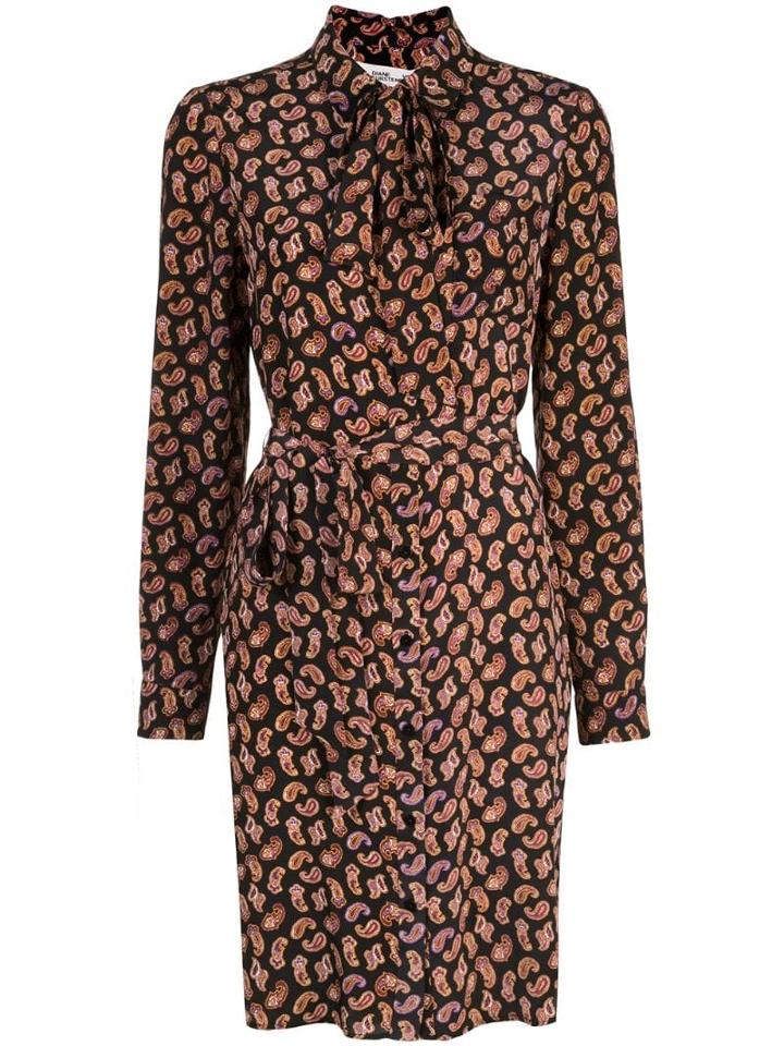 Diane Von Furstenberg Prita Shirt Dress - Black