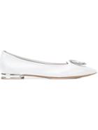 Casadei Liz Ballerinas - White