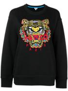 Kenzo Embroidered Tiger Sweatshirt - Black