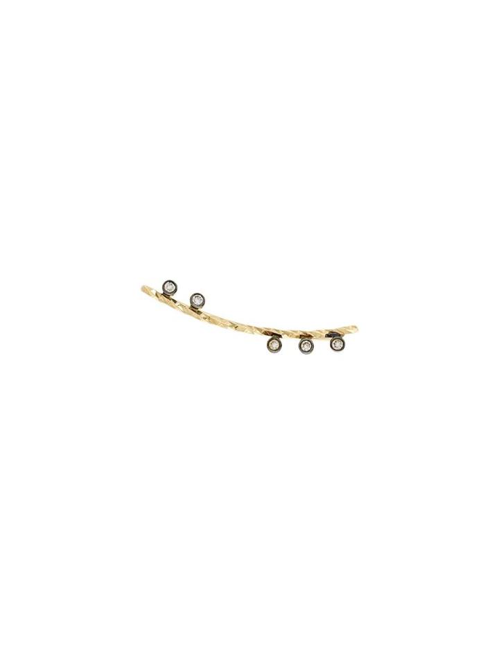 'colette' Right Earring, Women's, Metallic, Maria Black