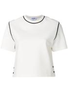 Thom Browne Contrast Stitch Milano Tech Tee - White