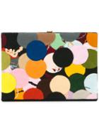 Olympia Le-tan Dotted Felt Patch Book Clutch, Women's