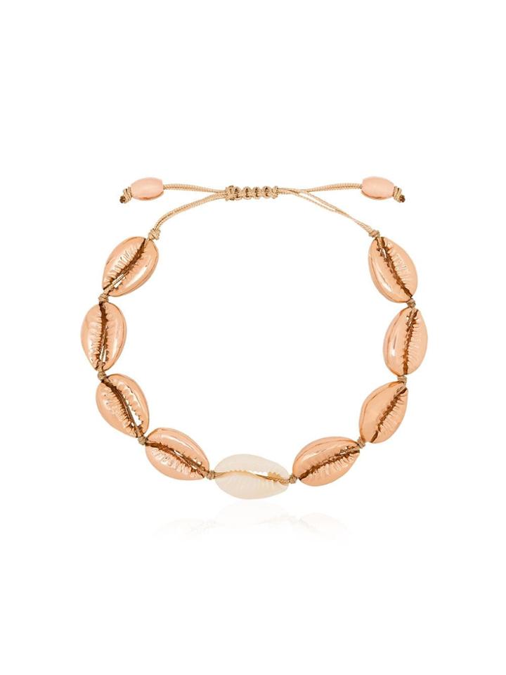 Tohum Concha Puka Bracelet - Metallic
