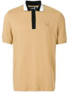 Raf Simons X Fred Perry Tape Collar Pk Polo Shirt - Nude & Neutrals