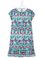 Emilio Pucci Junior Teen Graphic Print Dress - Multicolour
