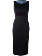 Antonio Berardi Fitted Evening Dress - Black