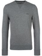 Michael Kors Chest Logo Print Sweatshirt, Men's, Size: Medium, Grey, Cotton/spandex/elastane