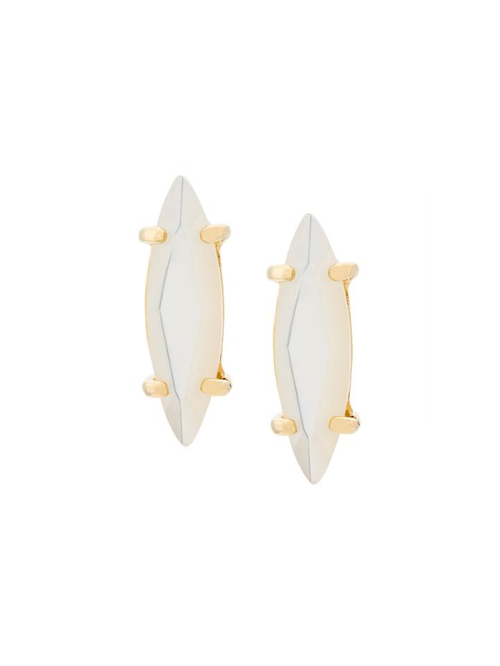 Wouters & Hendrix Technofossils Mother Of Pearl Earrings - Metallic