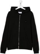 Philipp Plein Junior Teen Skull Embellished Jacket - Black