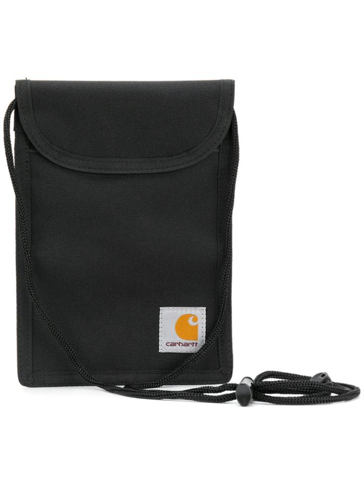 Carhartt Logo Patch Messenger Bag - Black