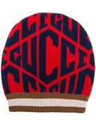Gucci Fitted Logo Hat - Red