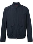 Fay - Zipped Lightweight Jacket - Men - Polyamide/polyester - Xxl, Blue, Polyamide/polyester