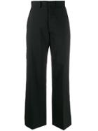 Junya Watanabe High-waist Wide Leg Trousers - Black