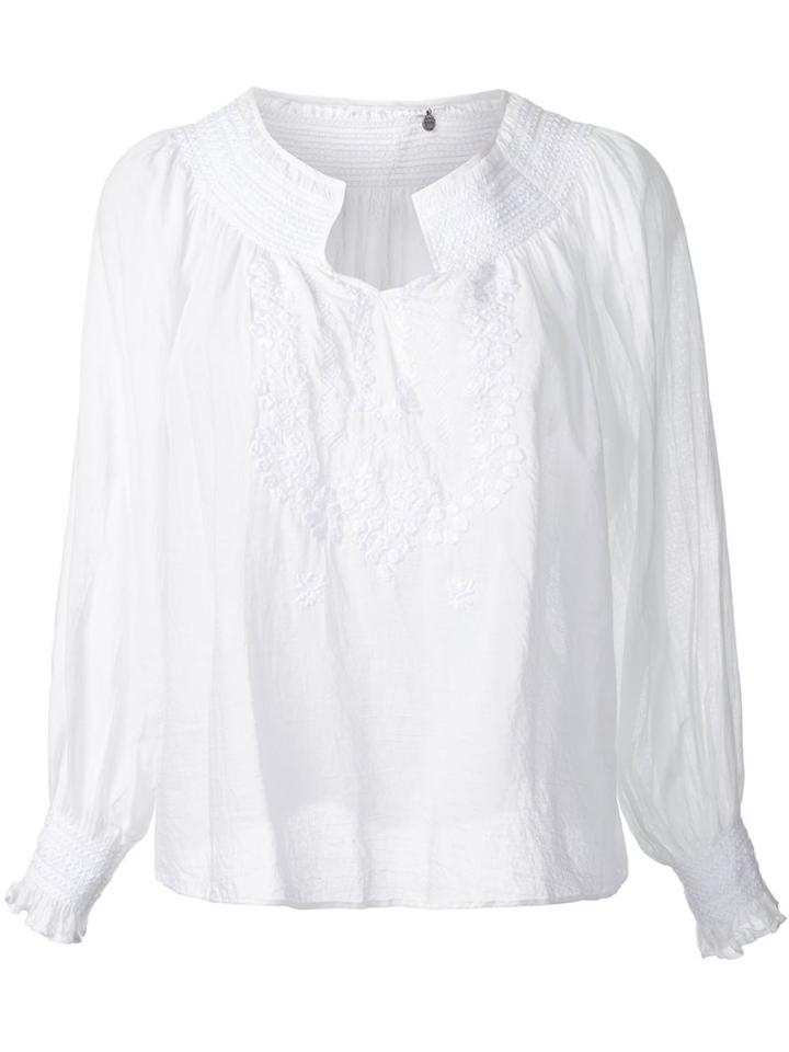 Fabiane Roux 'nowos' Blouse, Women's, White, Cotton