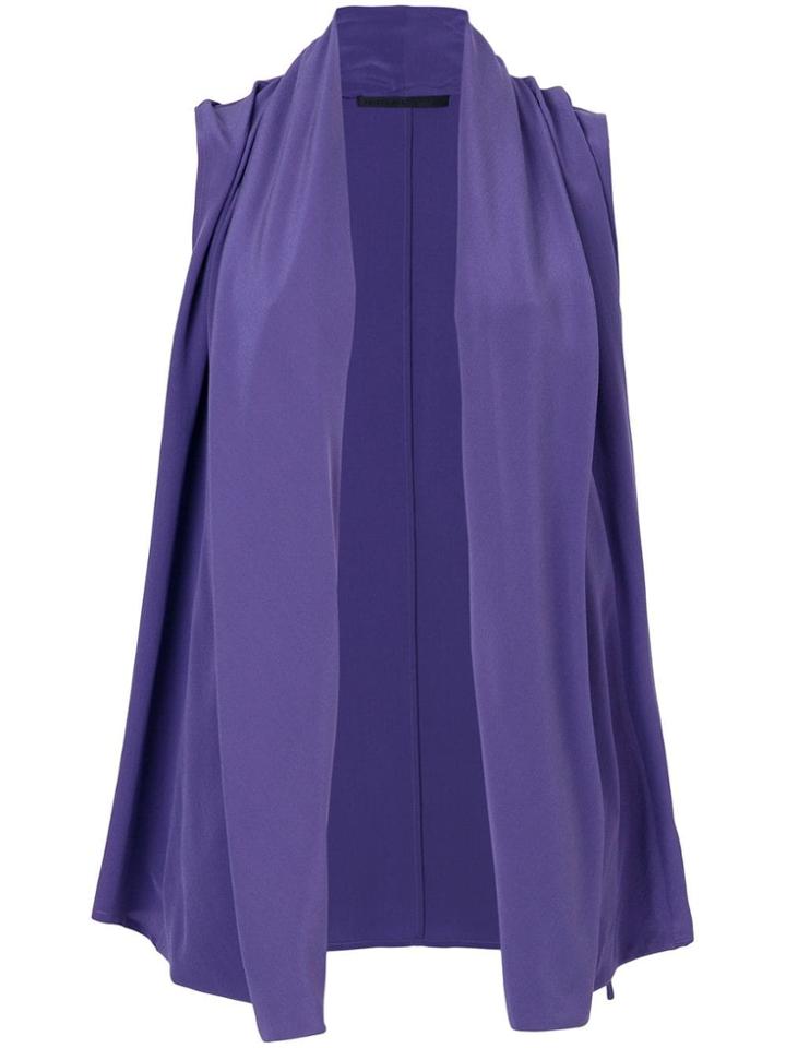 Haider Ackermann Shawl Collar Blouse - Purple