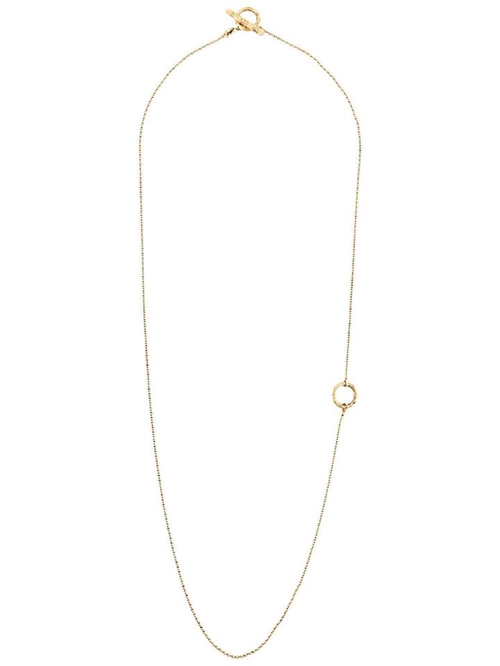 Acne Studios Adjustable Beaded Chain Necklace - Gold