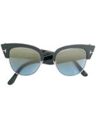 Tom Ford Eyewear Cat-eyed Frame Sunglasses - Black