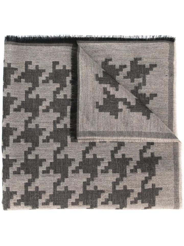 Eleventy Houndstooth Scarf