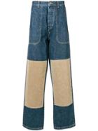 Loewe Knee Patch Jeans - Blue