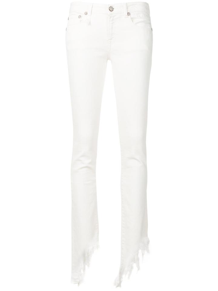 R13 Kate Wrangled Jeans - White