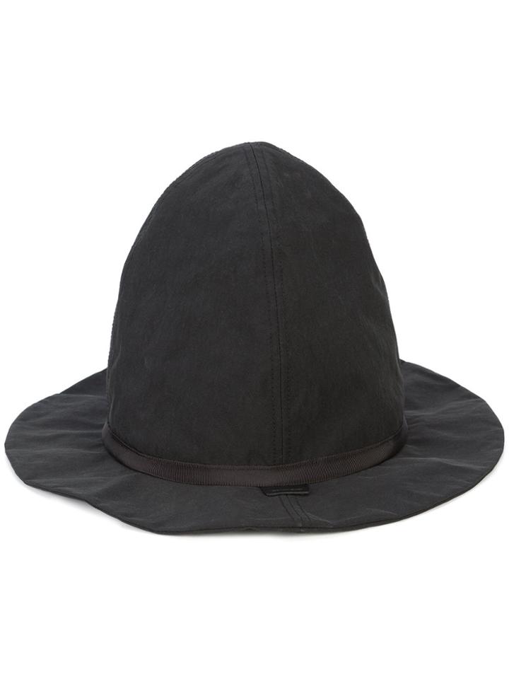 Issey Miyake Men Crushed Mountain Hat - Black